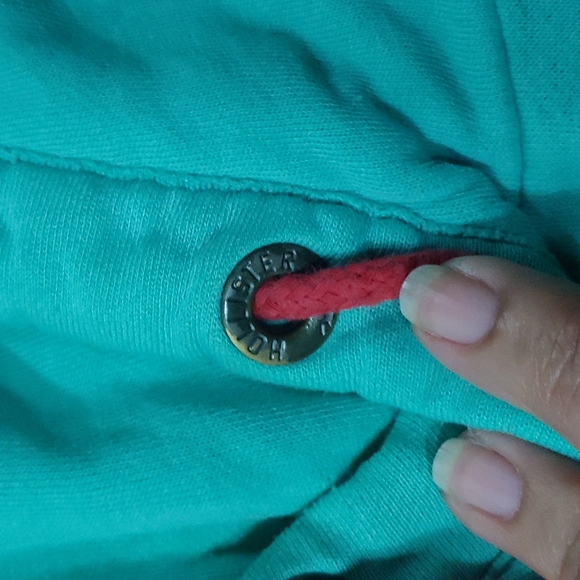 Hollister ‘48 Surfing’ teal pullover hoodie - Picture 9 of 9